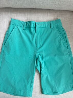 Boys Teal Green Casual Shorts